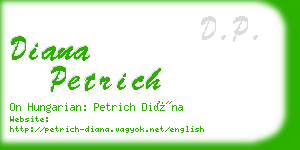 diana petrich business card